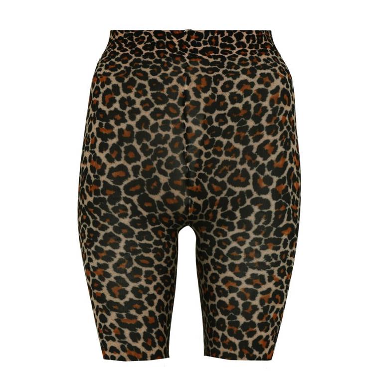 Sneaky Fox Leopard Shorts, Natural