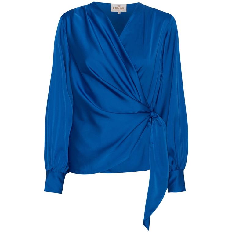 Karmamia Ines Bluse, True Blue