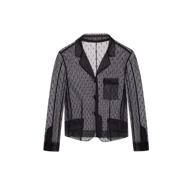 Tulle Jacket, Sort
