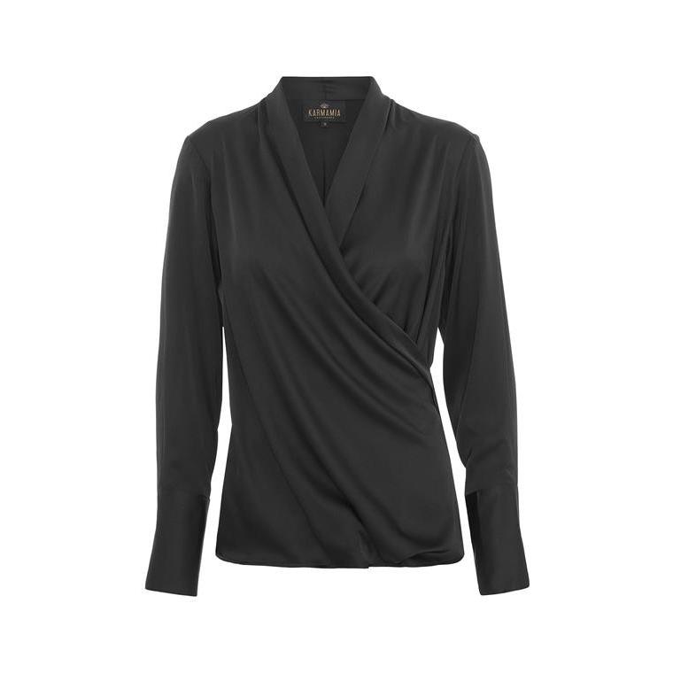 Karmamia Bluse - Billie Shirt Sort