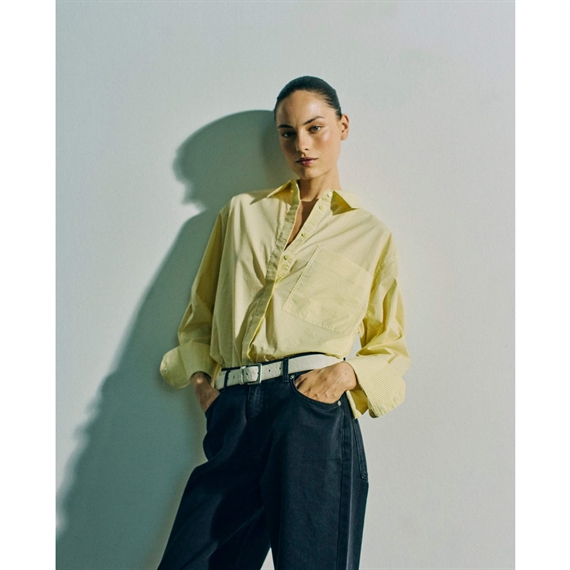 Copenhagen Muse CMBLAIRE Oversized Skjorte, Citron