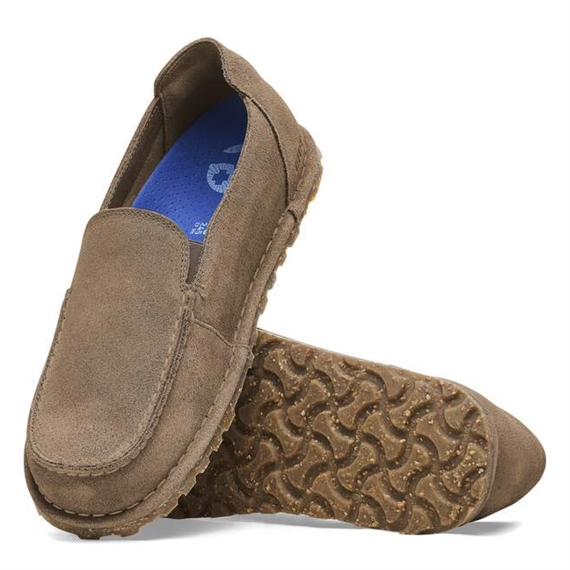 Birkenstock Utti Slip On Sko, Gray Taupe 