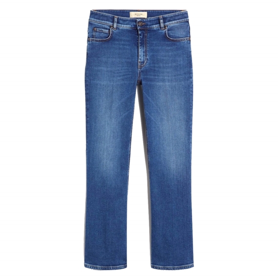 Weekend Max Mara WKDRAPALLO Cropped Jeans, Denim Blue 