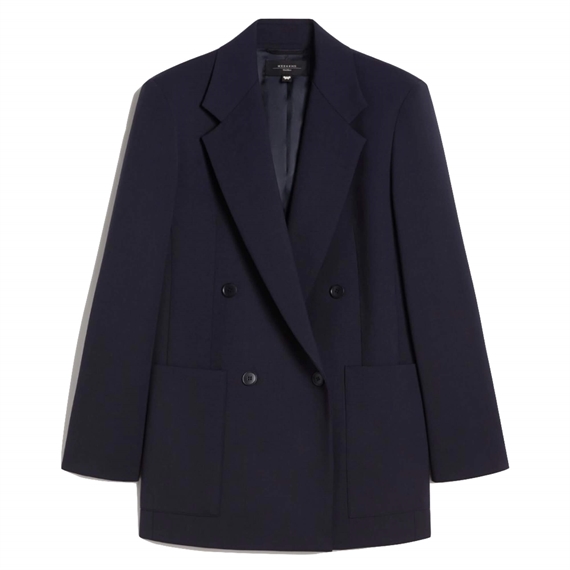 Weekend Max Mara WKDVELOCE Blazer, Navy 
