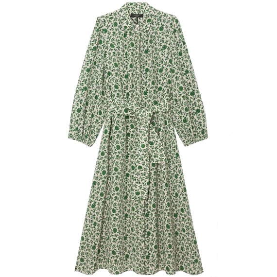 Weekend Max Mara Wales Kjole, Green Flower