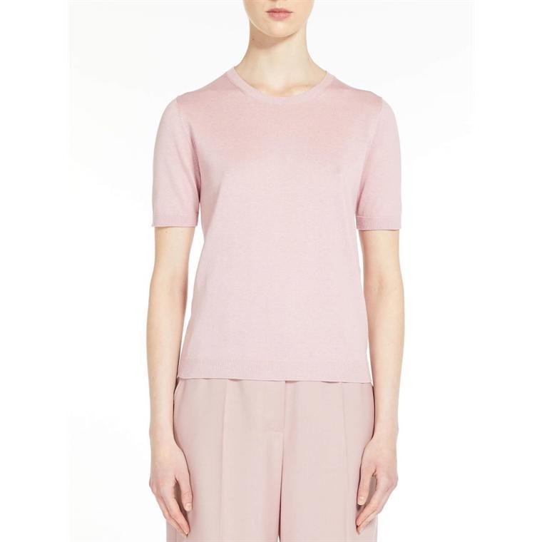 Weekend Max Mara ZIBETTO Strik T-shirt, Peony