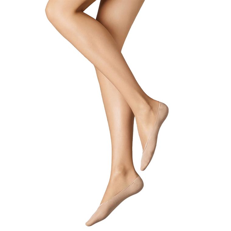 Wolford Cotton Footsies Strømper, Sisal