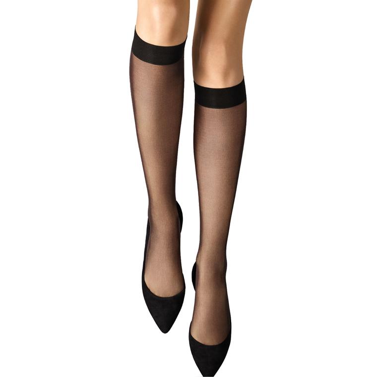 Wolford Individual 10 Knee-Highs Strømper, Sort