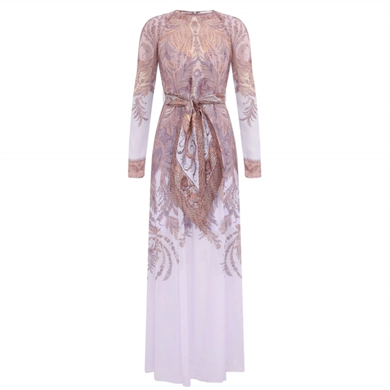 Zimmermann Hypnotic Sheath Kjole, Lilac Paisley