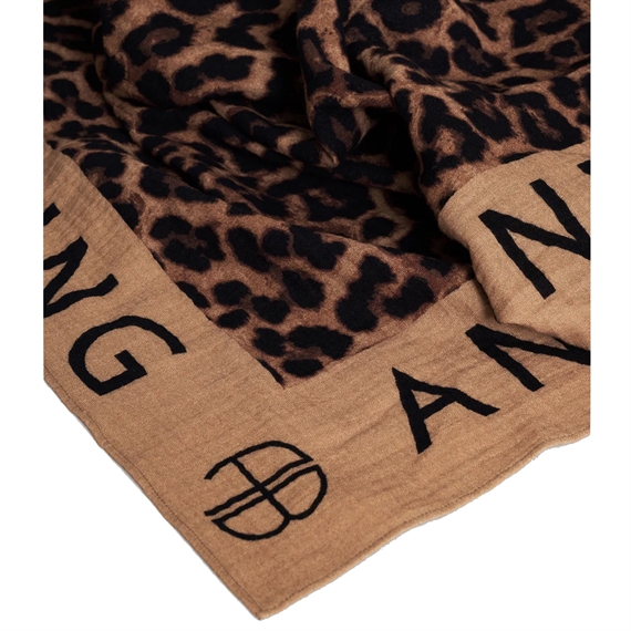 Anine Bing Eliza Sarong, Tan And Brown Leopard