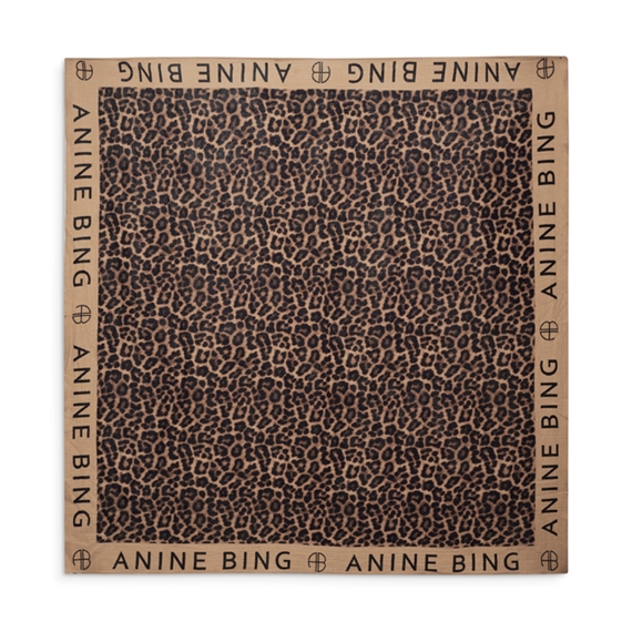 Anine Bing Eliza Sarong, Tan And Brown Leopard