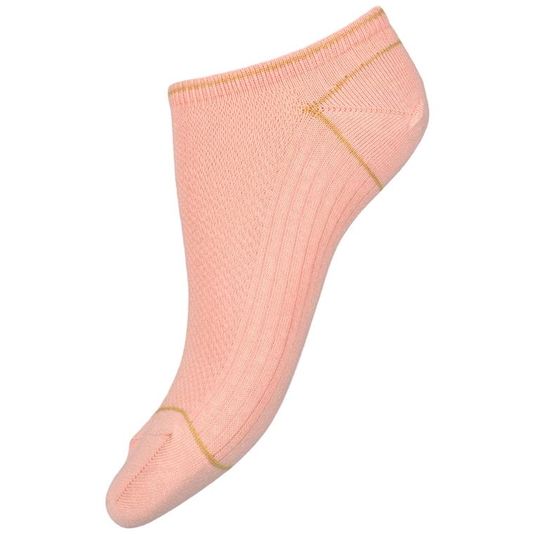 Beth Sneaker Socks, Peach