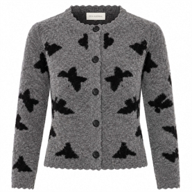 Dea Kudibal HeatherDEA Cardigan, Grey Melange