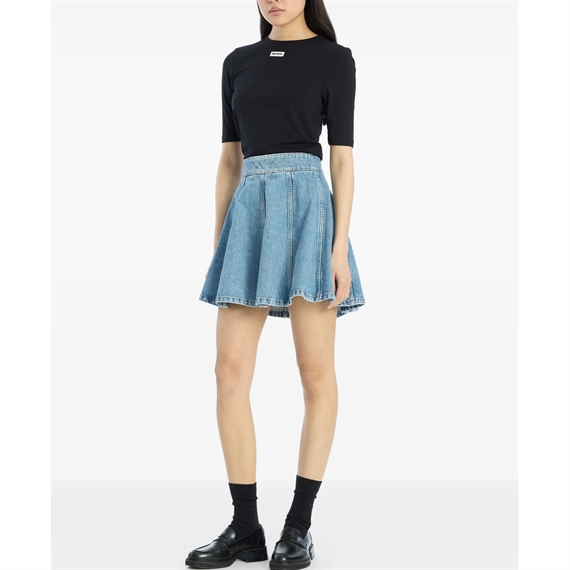 Rotate Short Sleeve Logo T-Shirt, Sort