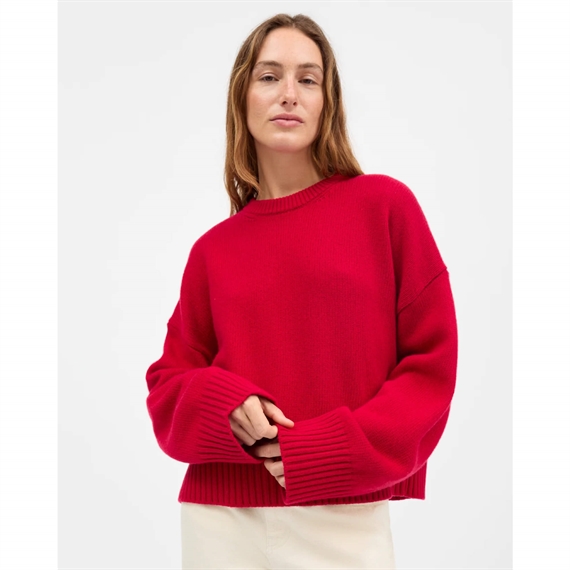 Skall Studio Campa Jumper Strik, Aurora Red