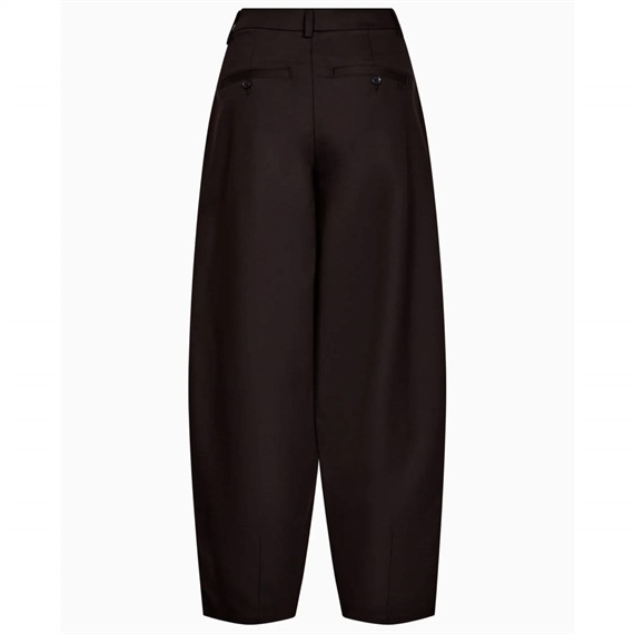 IVY Copenhagen Alice Barrel Bukser, Dark Toffe Brown