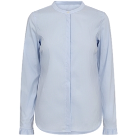 Mos Mosh Mattie Stripe Skjorte, Light Blue