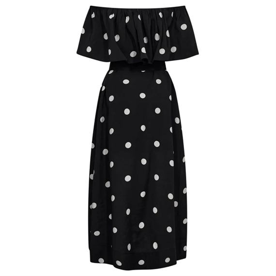 Copenhagen Muse CMFIE Kjole, Black w. Jet Stream