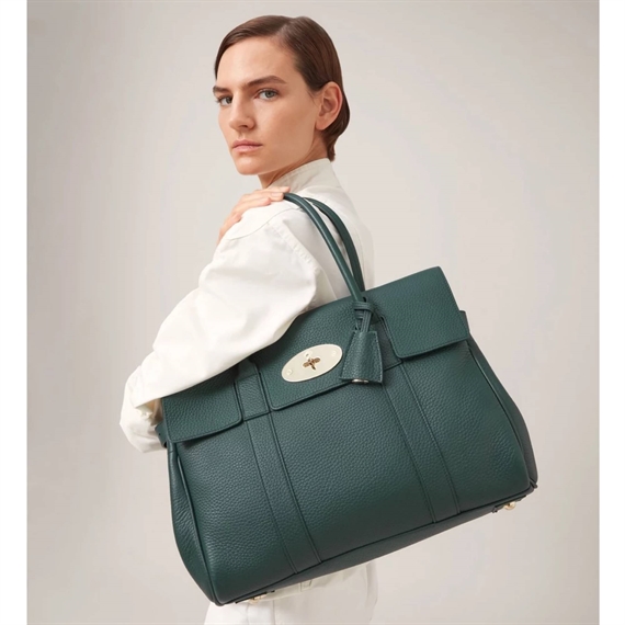 Mulberry Bayswater Green Heavy Grain
