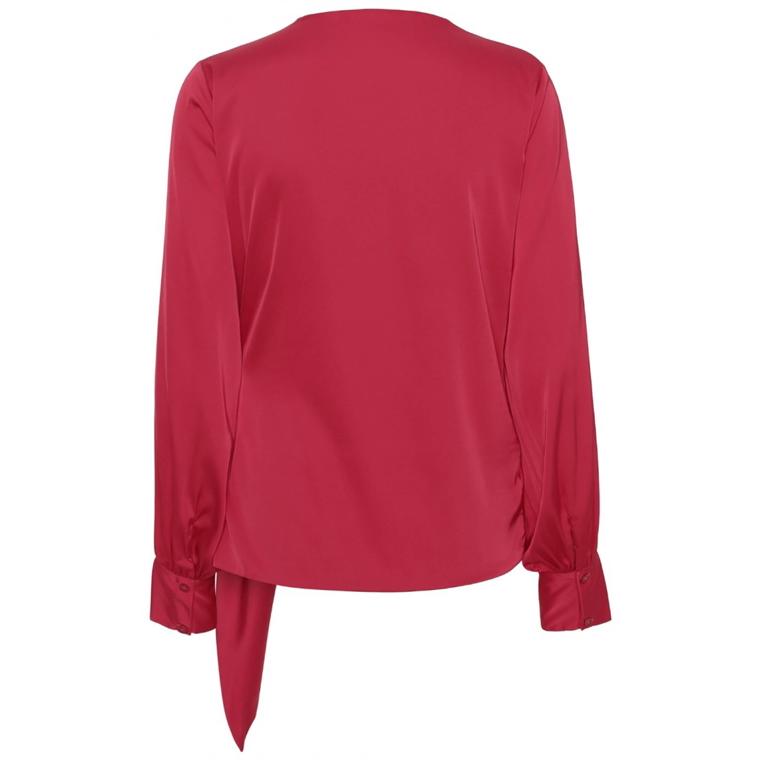 Ines Bluse, Deep Pink - Karmamia