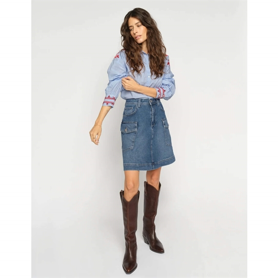 Mos Mosh Jacklyn Olesen Nederdel, Blue