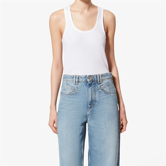 Isabel Marant Etoile Thea Top, Hvid