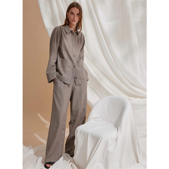 Heartmade HMNitan Bukser, Dusty Brown