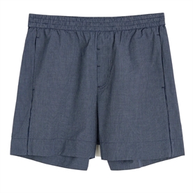 Aiayu Casual Check Shorts, Navy Check