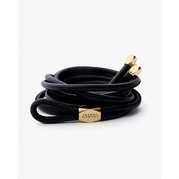 Isabel Marant Silvia Bælte, Black/Gold