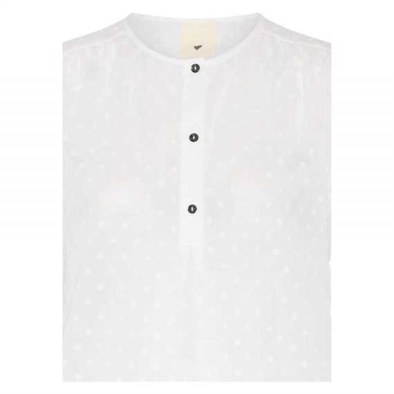 Heartmade Tavan Bluse, Vanilla