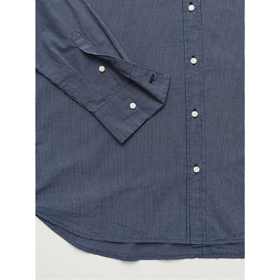 Aiayu Shirt Check Skjorte, Navy Check