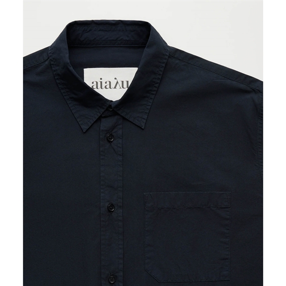 Aiayu Classic Shirt Skjorte, Black Navy  