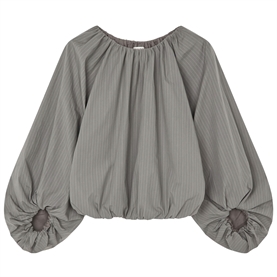 By Malene Birger Semara Bluse, Grey Stripe