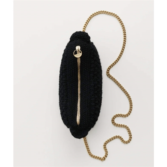 Aiayu Helen Chain Classic Clutch, Sort