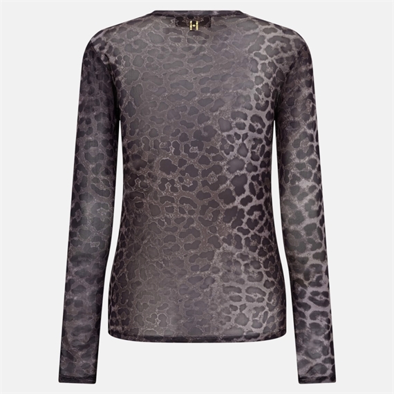 Hype The Detail Leo Mesh Bluse, Grey