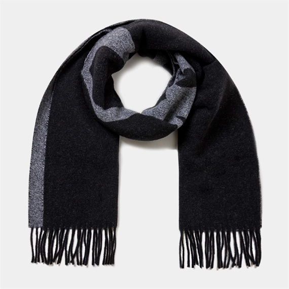 Lala Berlin Lala Scarf 4 Wool Mix, Sort