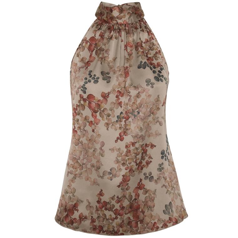 Karmamia Eloise Top, Melange Taupe