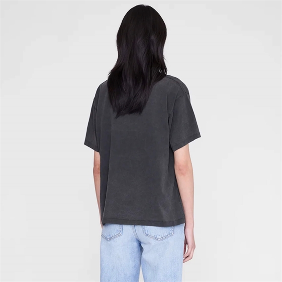 Anine Bing Cade Leo Muse T-shirt, Washed Black