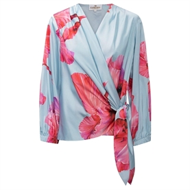 Karmamia Elena Bluse, Fuchsia Maxi Flower
