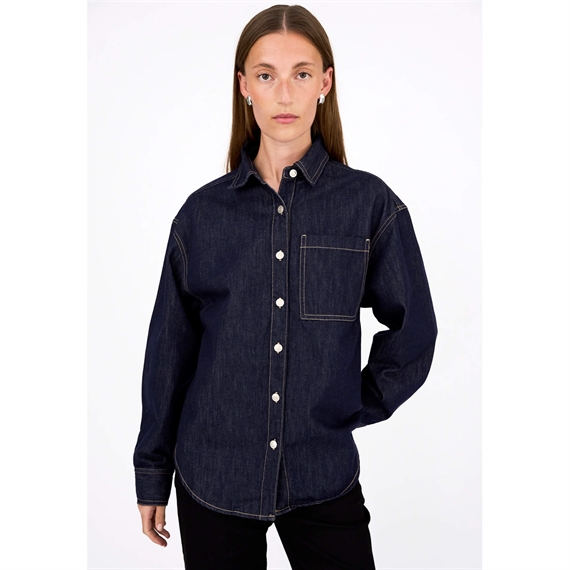 Ivy Copenhagen Malika Matti Skjorte, Rinse Denim