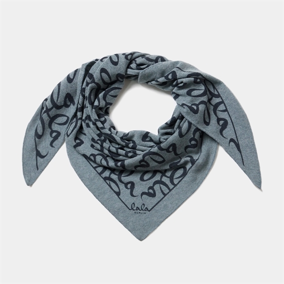 Lala Berlin Triangle Lalagram M Cashmere, Tempesta