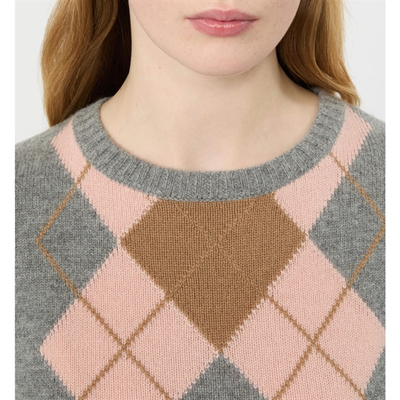 Max Mara Studio MSTFARAONE Strik, Light Grey