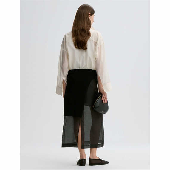 By Malene Birger Derris Silkeorganza Skjorte, Soft White