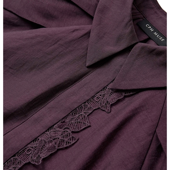 Copenhagen Muse CMMOLLY Skjorte, Plum Perfect