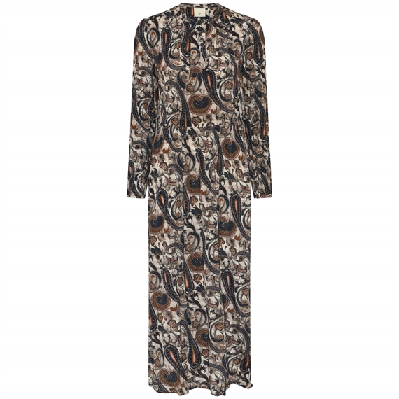 Heartmade Hornsea Kjole, Earthy Paisley Print