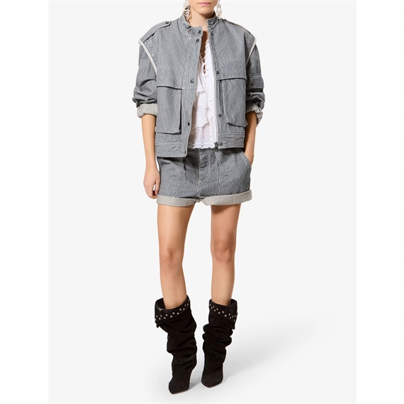 Isabel Marant Etoilé Edany Jakke, Blue/White