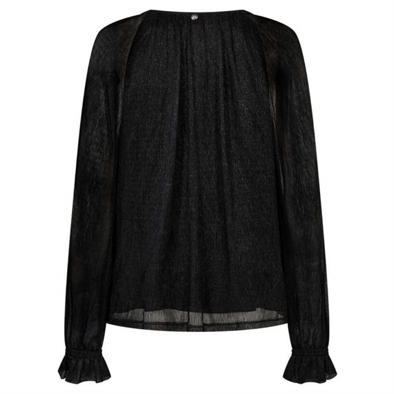 Mos Mosh Ximena Glam Bluse, Sort