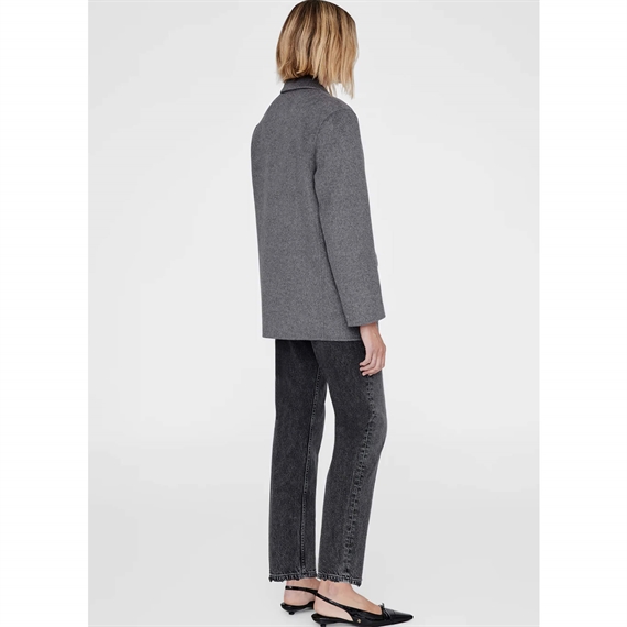 Anine Bing Quinn Blazer, Heather Grey