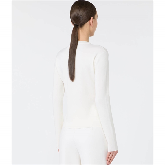 Max Mara MXMMANTO Strik, Hvid