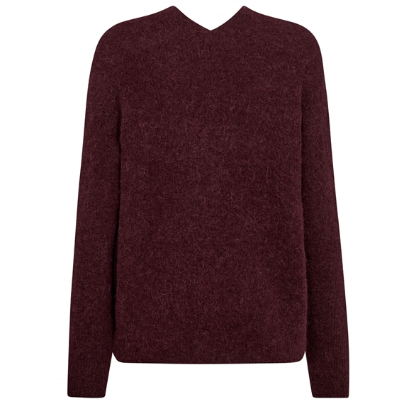 Mos Mosh Thora V-Neck Strik, Port Royale 